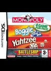 Monopoly, Boggle, Yahtzee, Battleship