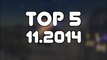 Le Top 5 des jeux de novembre 2014