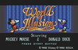 Mickey & Donald : World Of Illusion