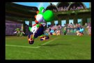 Mario smash football : Yoshi en action.