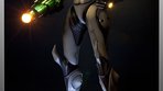 Une figurine de la combinaison Light Suit de Samus dans Metroid Prime 2 : Echoes chez First 4 Figure