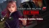 Vido Dead Or Alive 5 : Last Round | Les combos d'Honoka