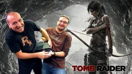 Insert Disk #23 - Tomb Raider : Jean-Marc et Renaud agitent leurs sticks devant Lara Croft
