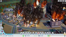 SimCity, vidéo d'une ville sur laquelle s'abat toutes les catastrophes