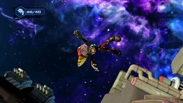 Diffrentes phases de jeu sont au programme de cette vido de Ratchet and Clank : Nexus