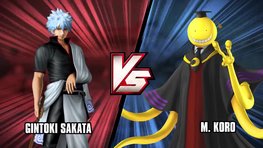 J-Stars Victory VS+, Gintoki Sakata Vs. M. Koro (VOST FR)