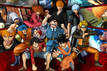 J-Stars Victory Versus, Kenshiro, Naruto, Ysuke et Kankishi Ryotsu en action